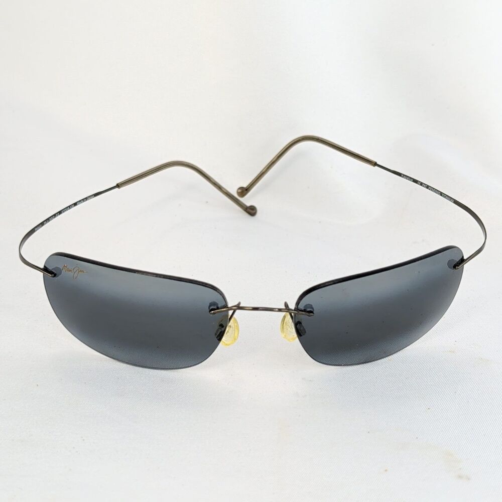 Maui Jim Kapalua MJ-502-02 MJ Sport Rimless Titanium Sunglasses Made in Japan